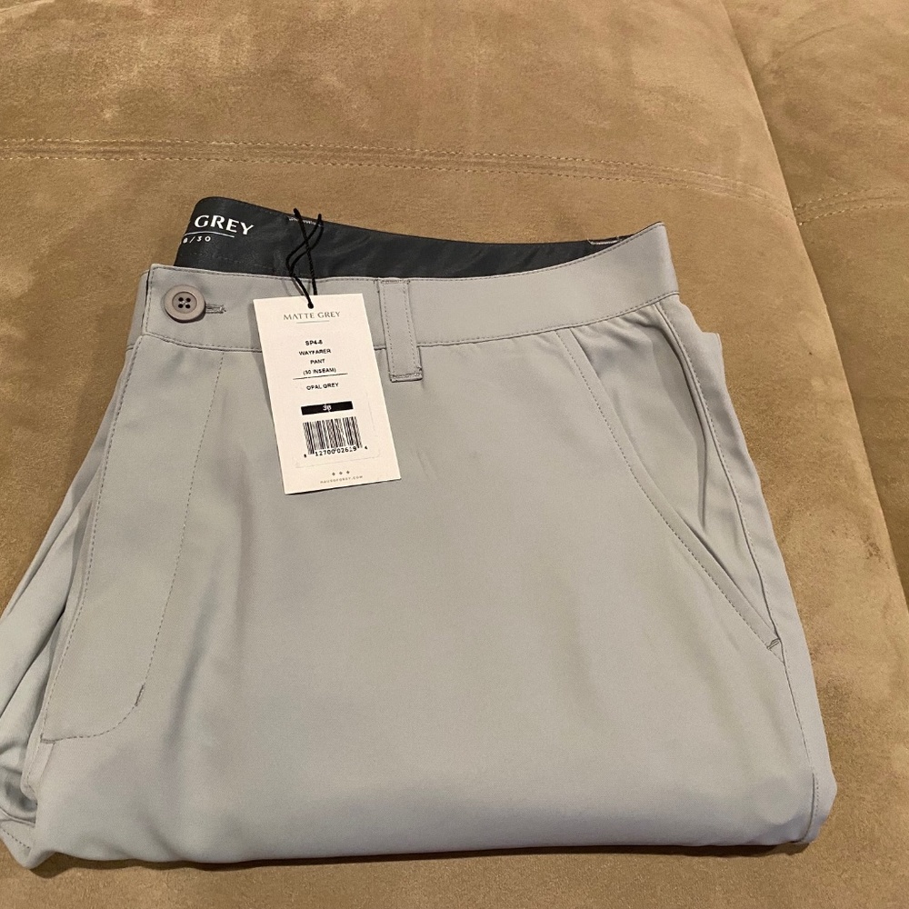 House of Grey Matte Grey Golf Pants